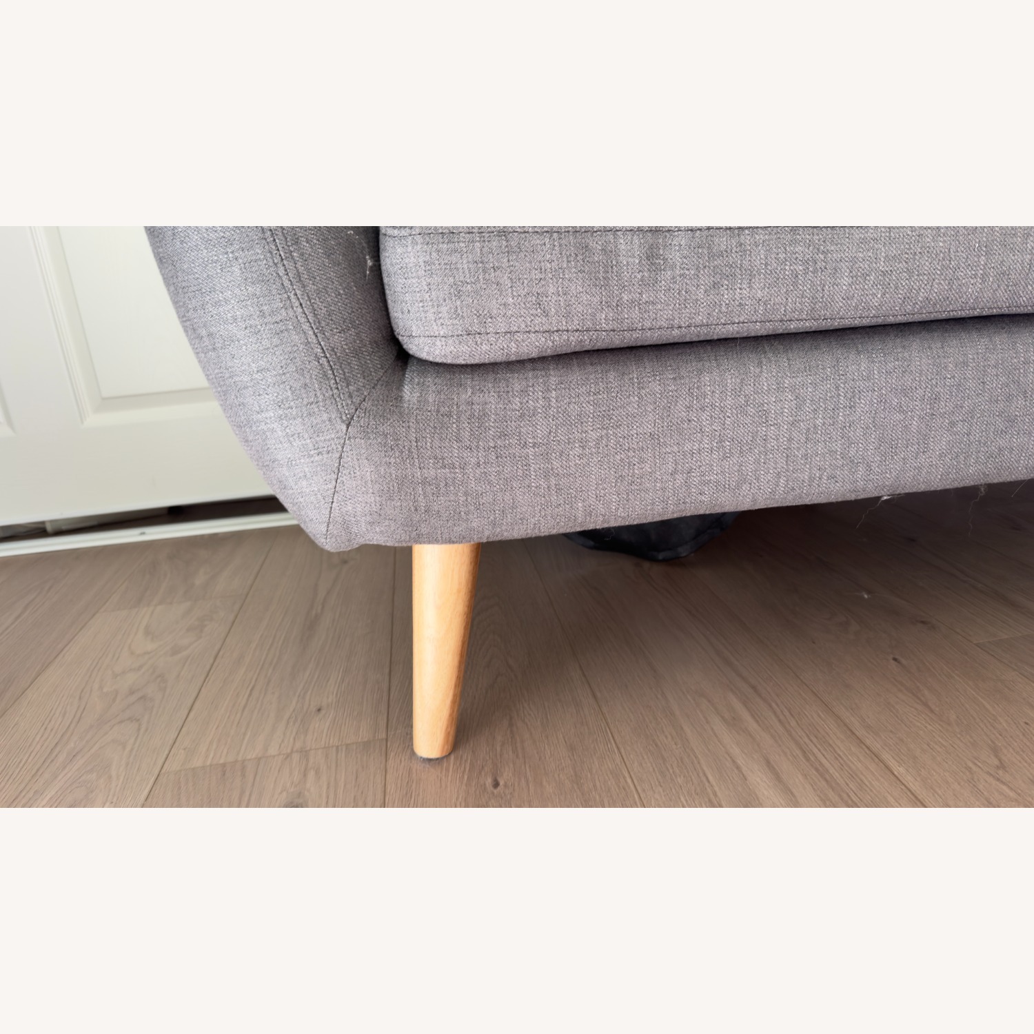 Wayfair Dark Gray Fabric Loveseat - image-11