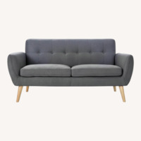 Wayfair Dark Gray Fabric Loveseat