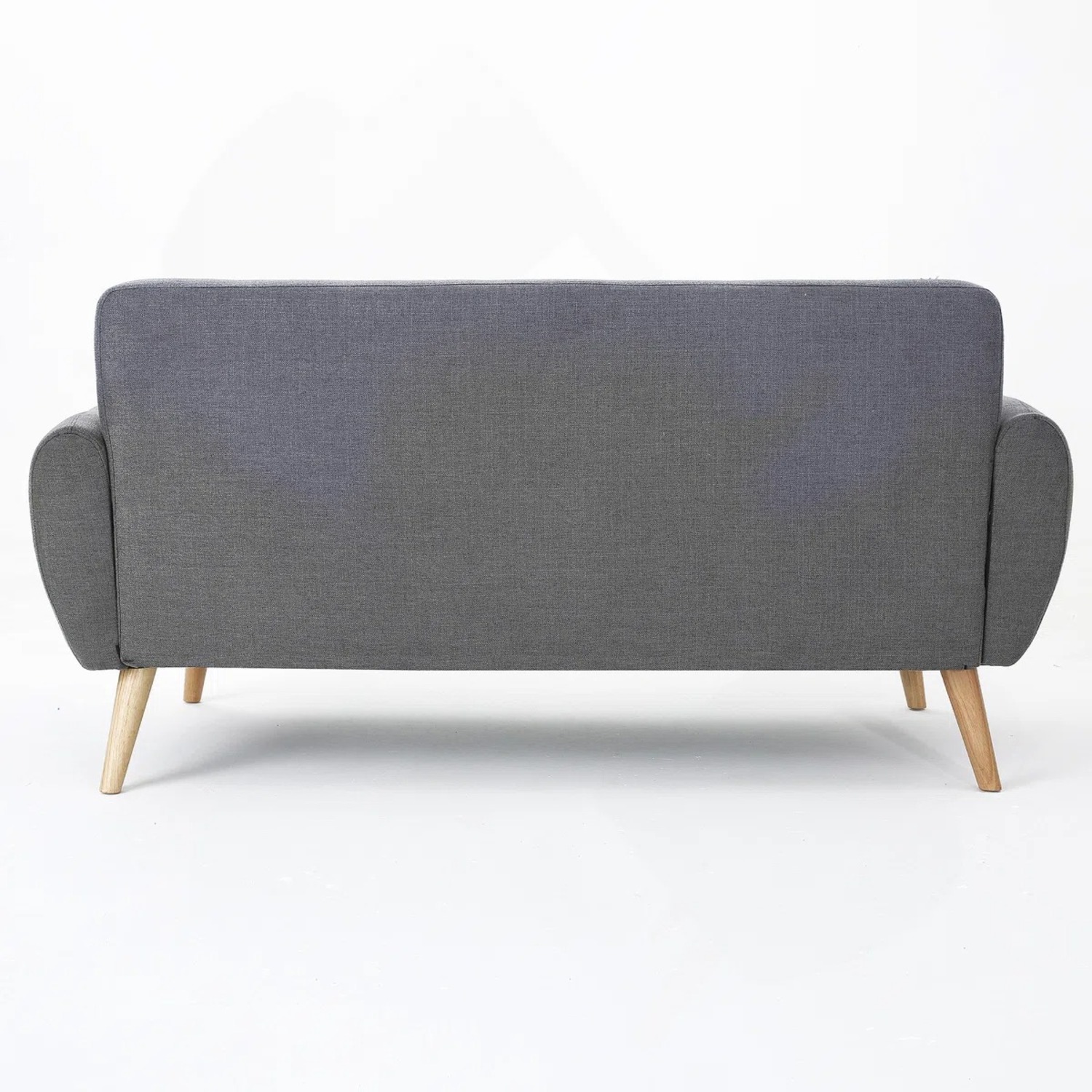 Wayfair Dark Gray Fabric Loveseat - image-5