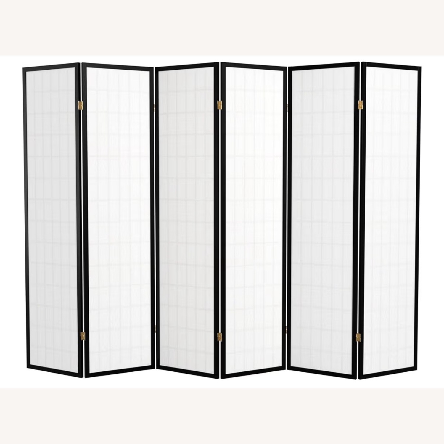 Black Wooden Shoji Screen - image-8