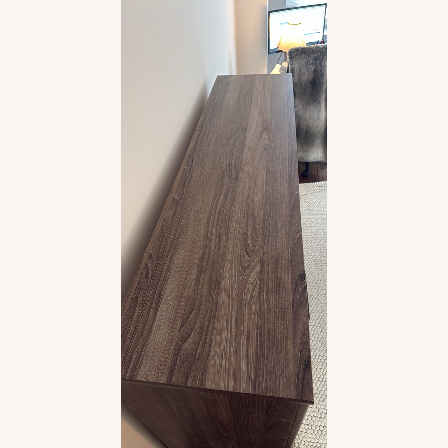 Ashley Furniture Zelen Dark Brown Wood Veneer Dresser - image-4