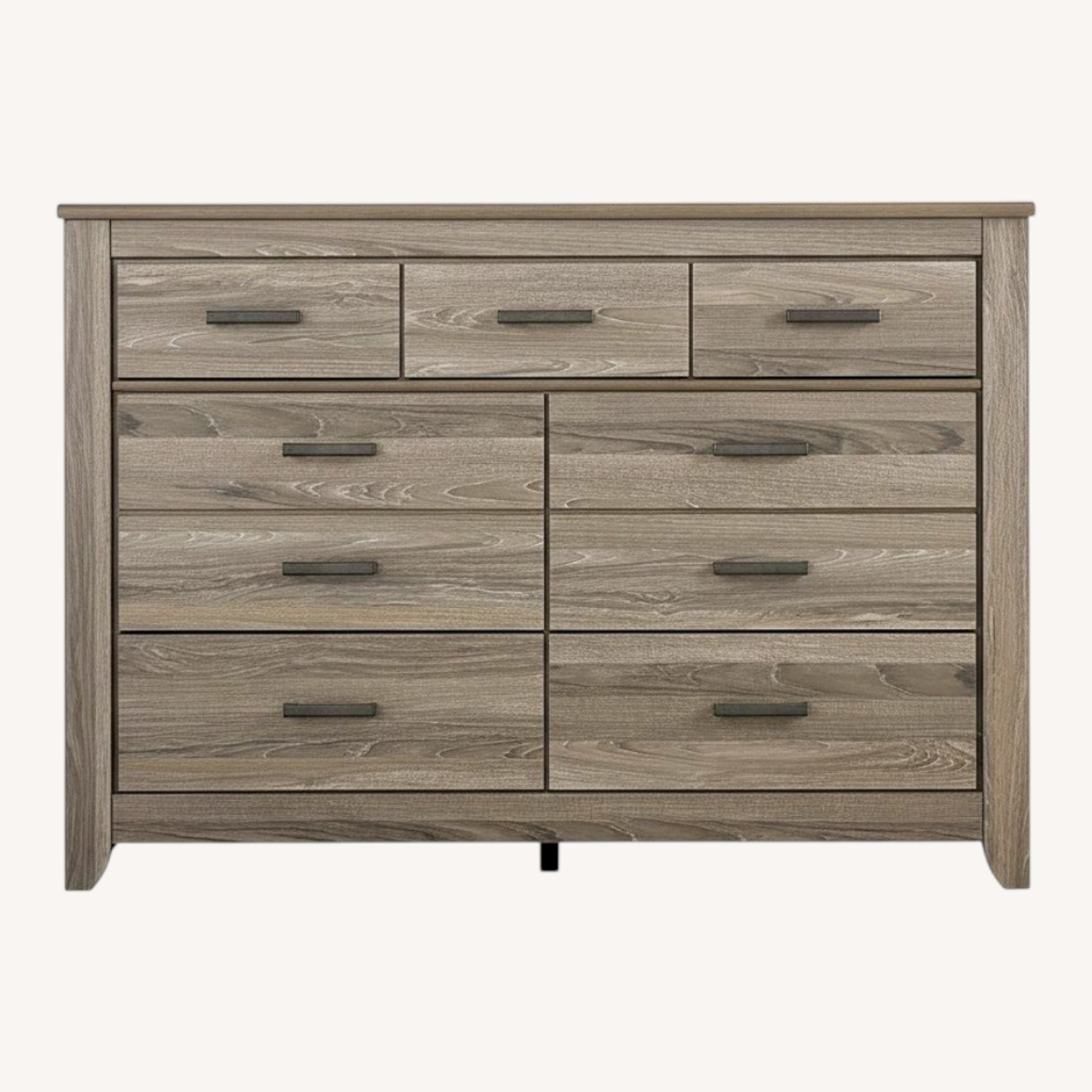 Ashley Furniture Zelen Dark Brown Wood Veneer Dresser - image-0