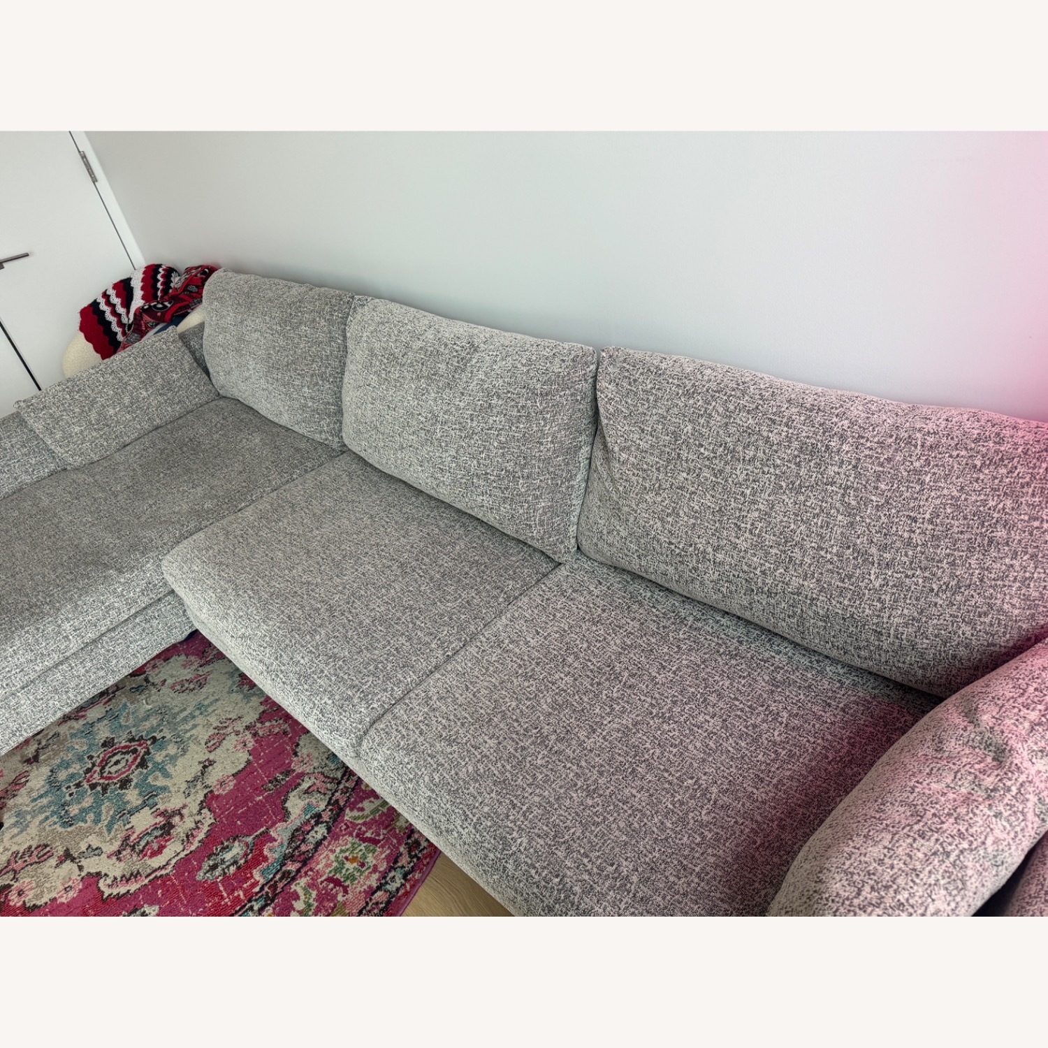 Albany Park Sectional Gray Sofa  - image-4