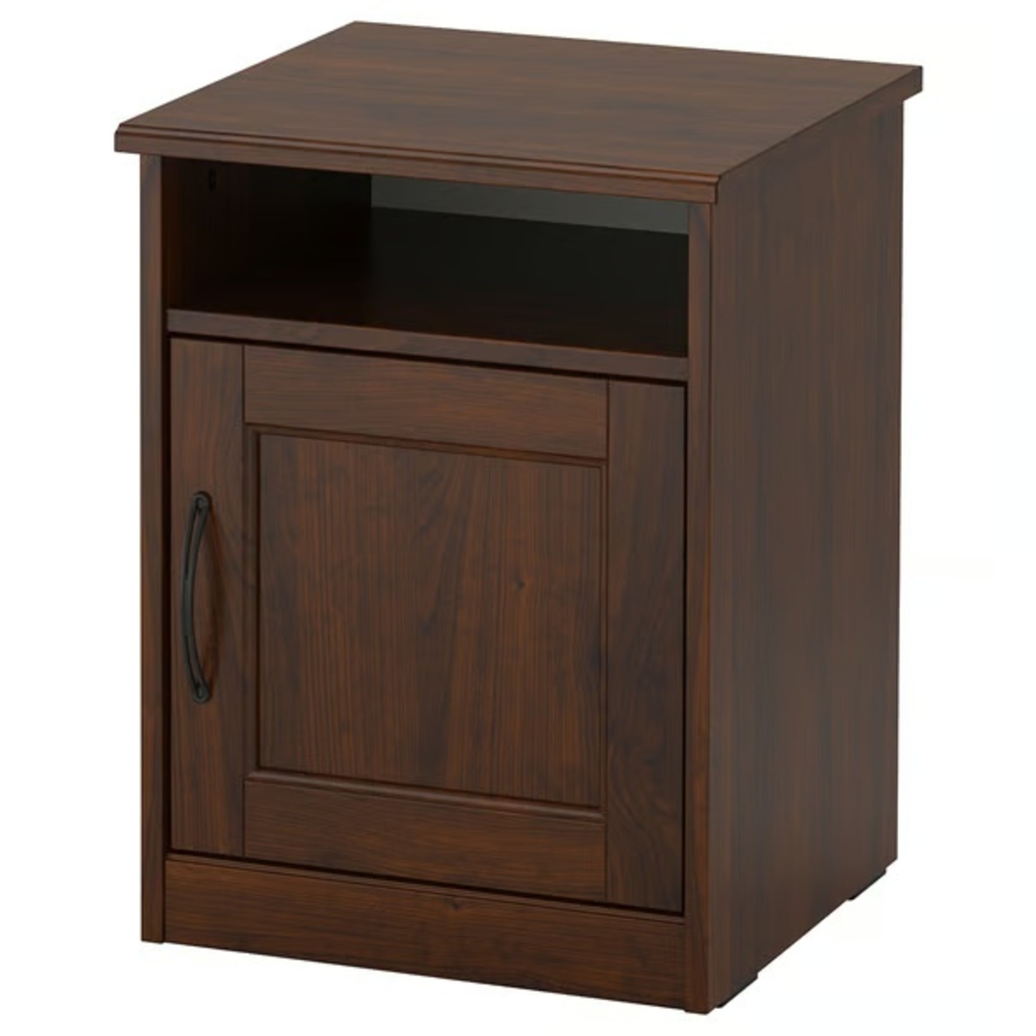 IKEA Songesand Dark Brown Wood Nightstand - image-4