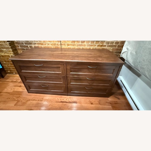 Used IKEA Songesand Dark Brown Wood Dresser for sale on AptDeco