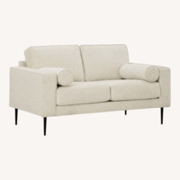 Ashley Furniture Hazela White Loveseat