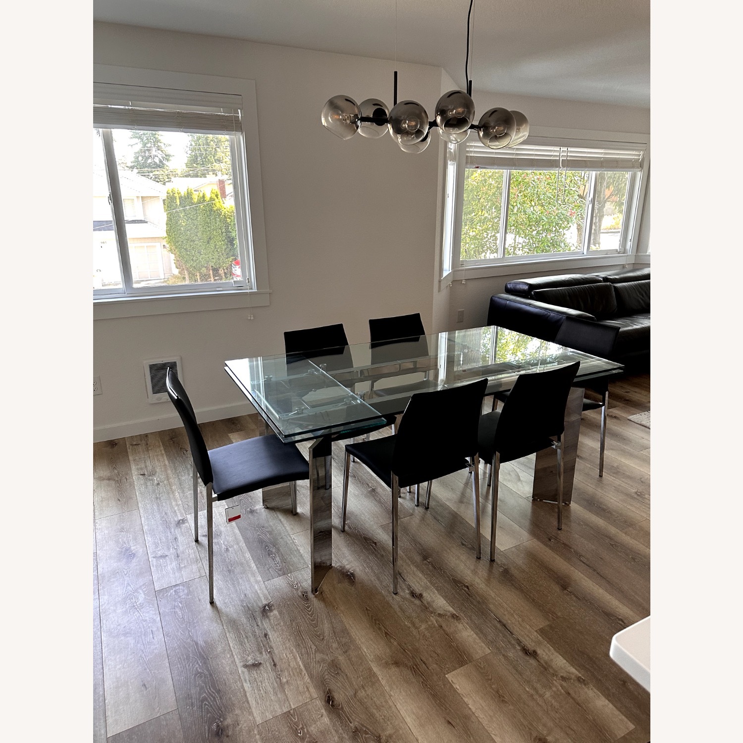 Silver Glass Dining Sets - image-2