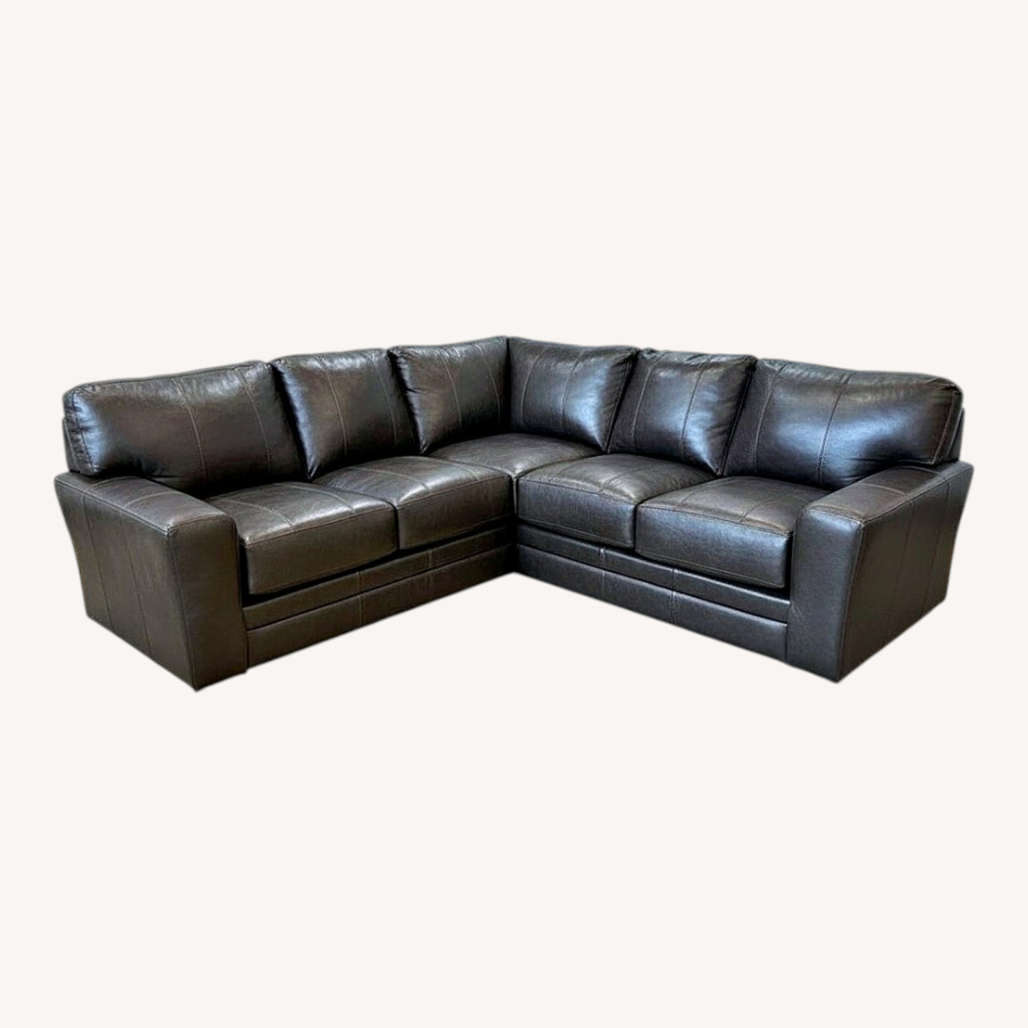 Italian Leather 2 Piece Sectional - image-0