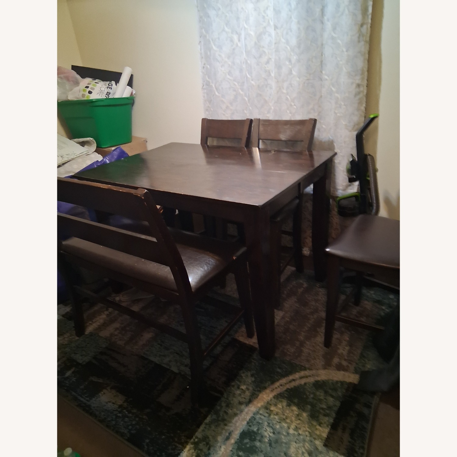 Black Wood Table - image-1