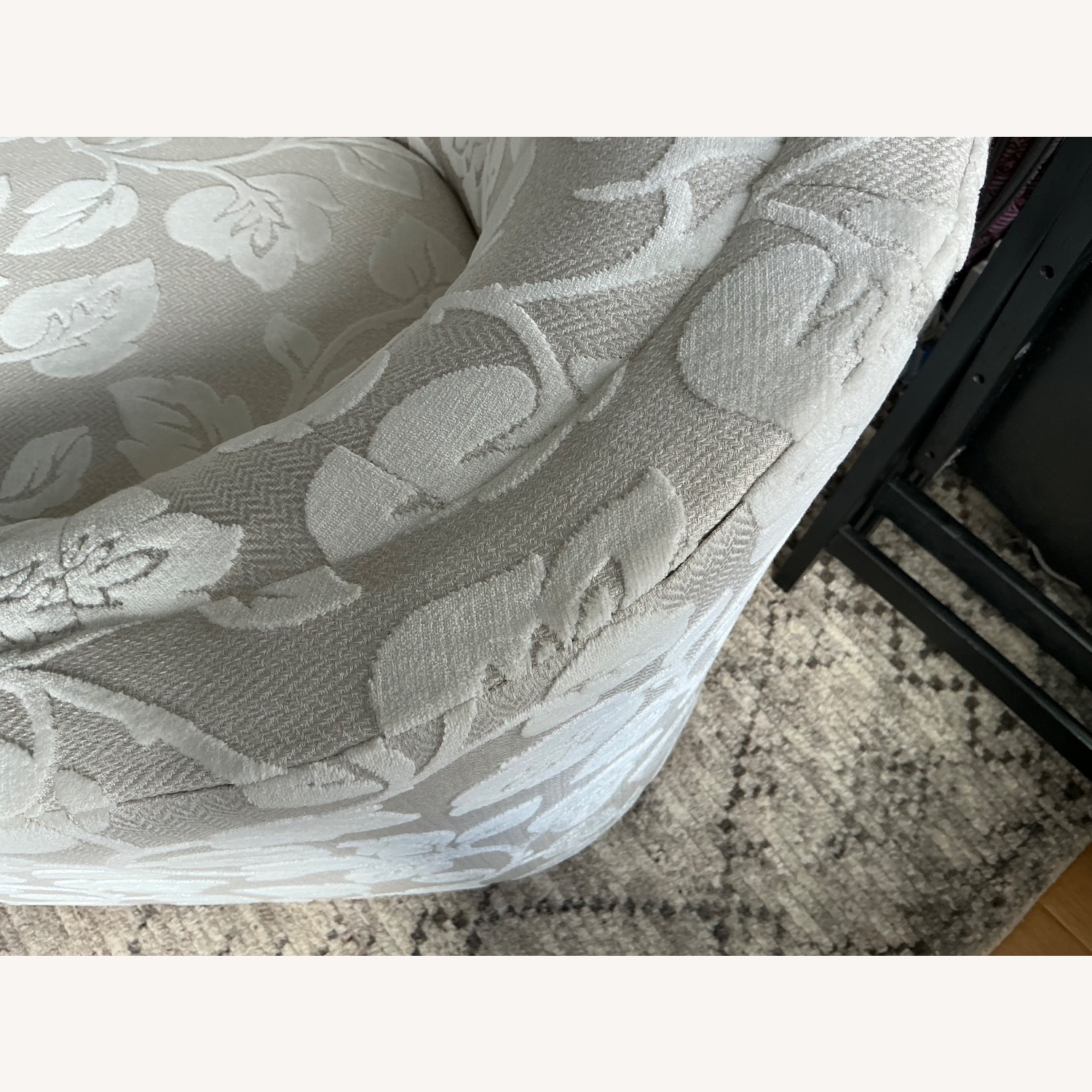 Robert Allen Design Light Gray Accent Chair - image-5