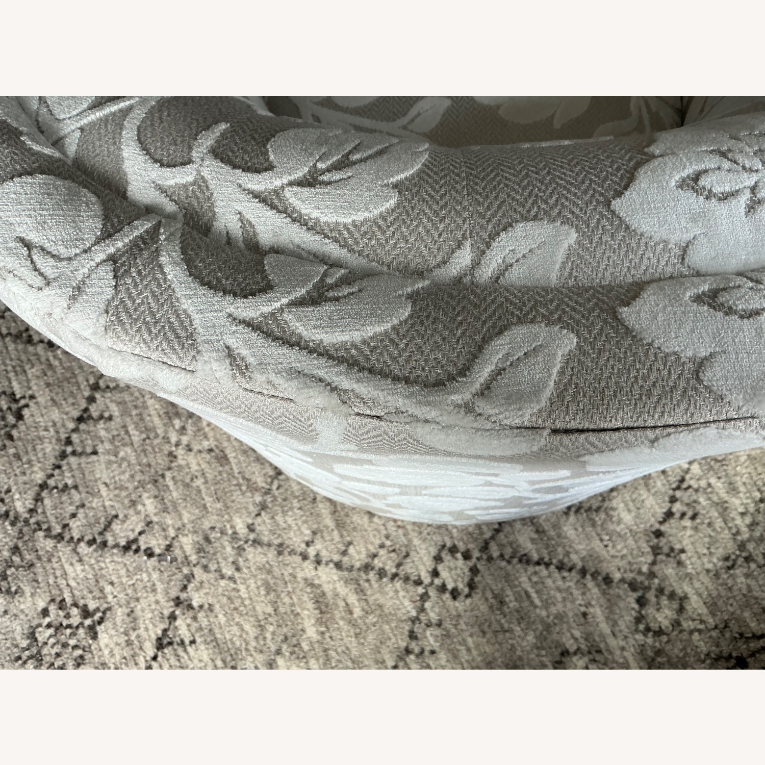 Robert Allen Design Light Gray Accent Chair - image-2