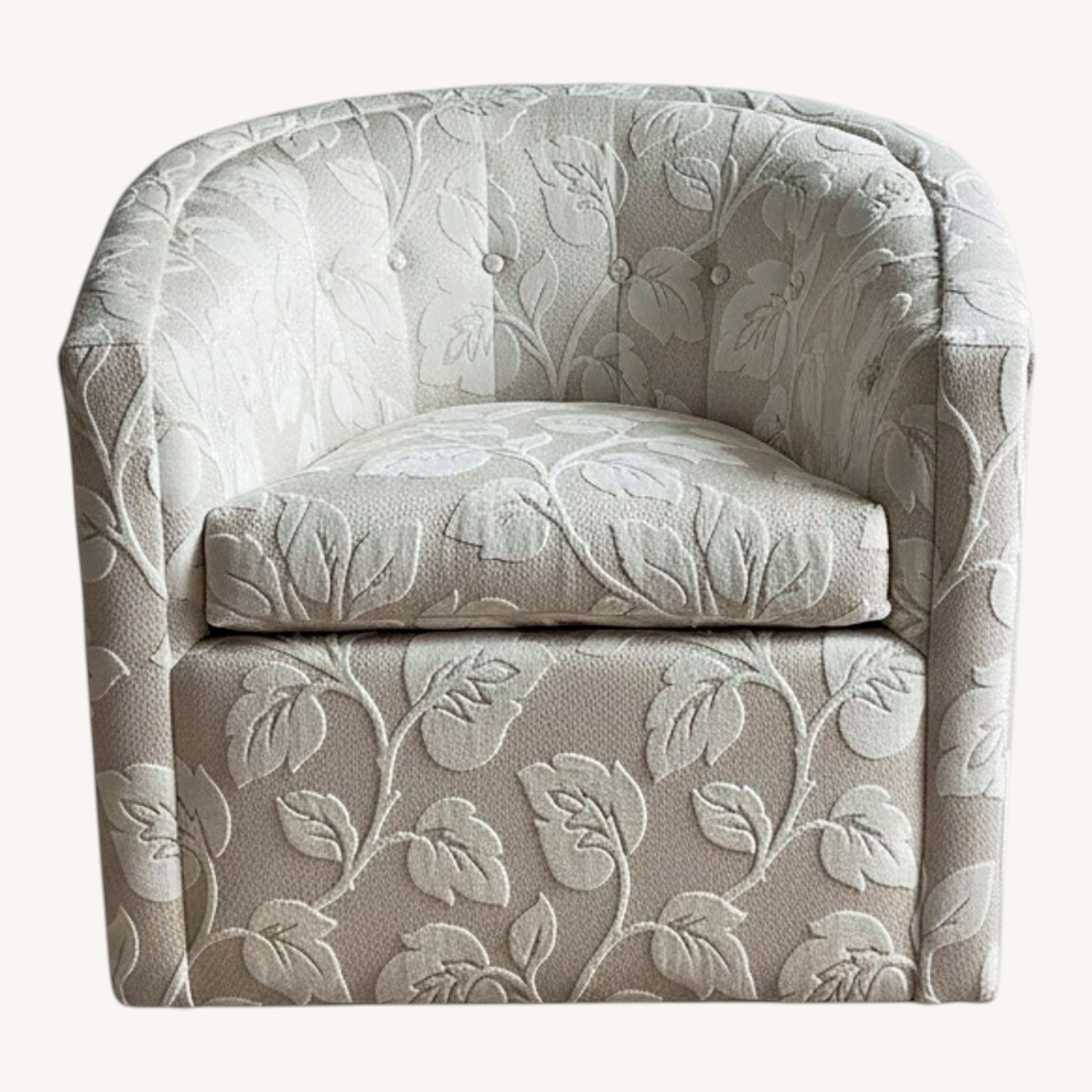 Robert Allen Design Light Gray Accent Chair - image-0