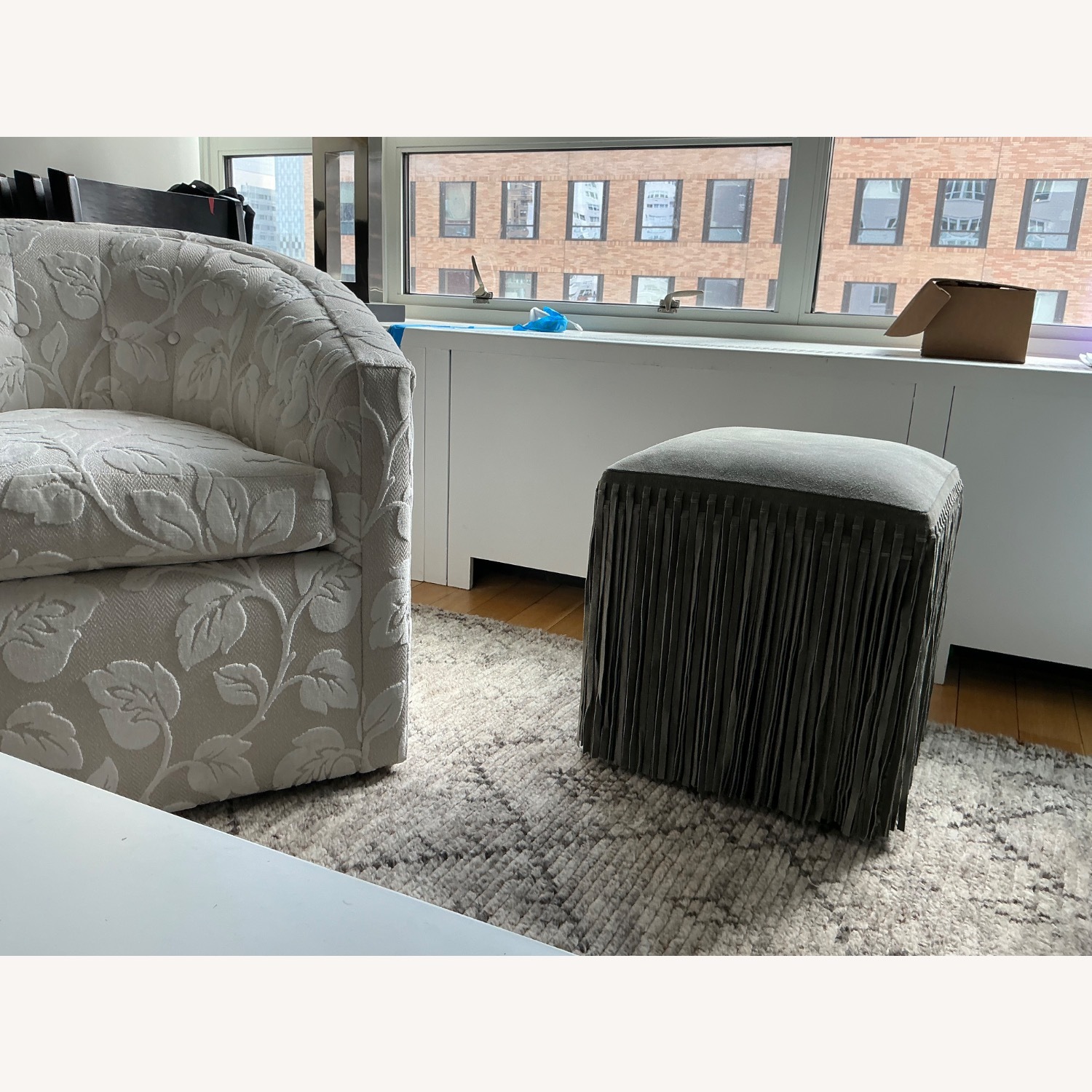 Robert Allen Design Light Gray Accent Chair - image-6