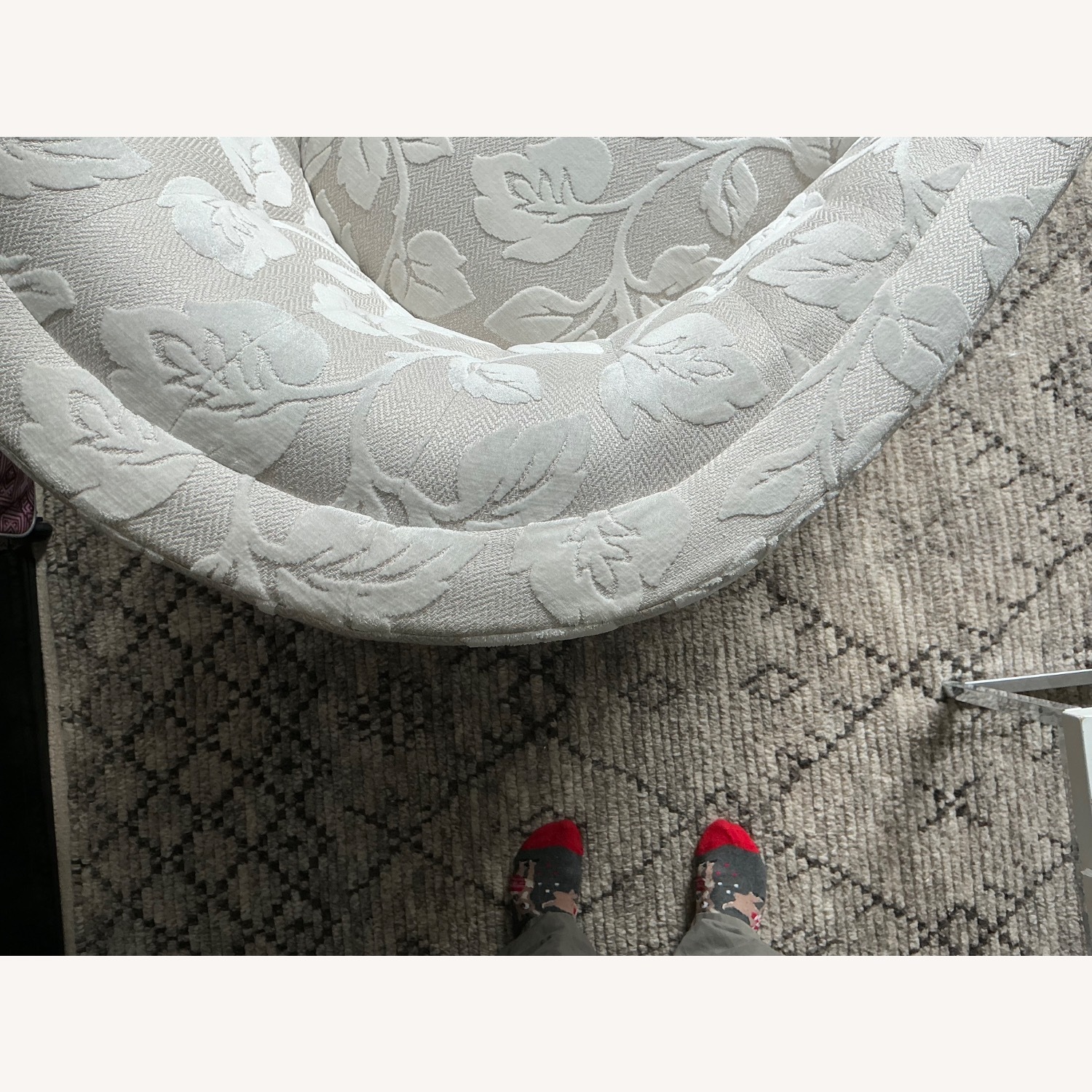 Robert Allen Design Light Gray Accent Chair - image-4