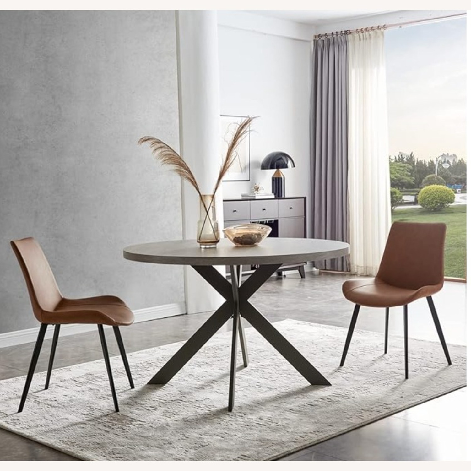 Amazon Light Gray Dining Table - image-2