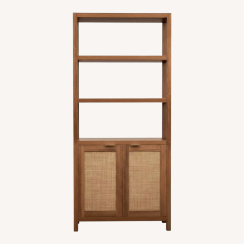 Used Amazon Natural Wood Bookcase for sale on AptDeco