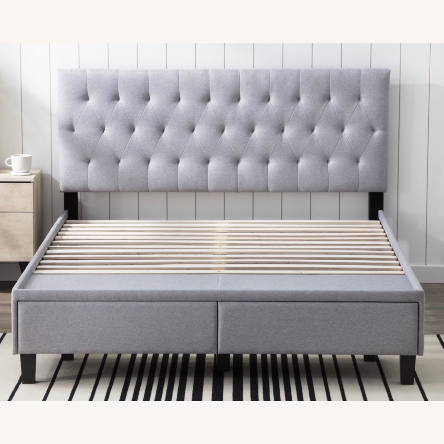 Wayfair Anna Gabouray Upholstered Bed  - image-1