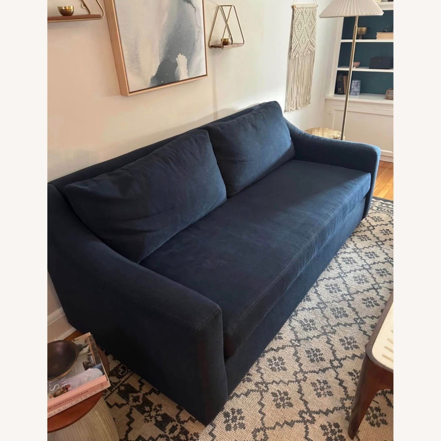 Pottery Barn Blue York Sofa - image-2
