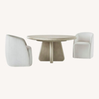 Bernhardt Arcadia Light Gray Wood Dining Sets