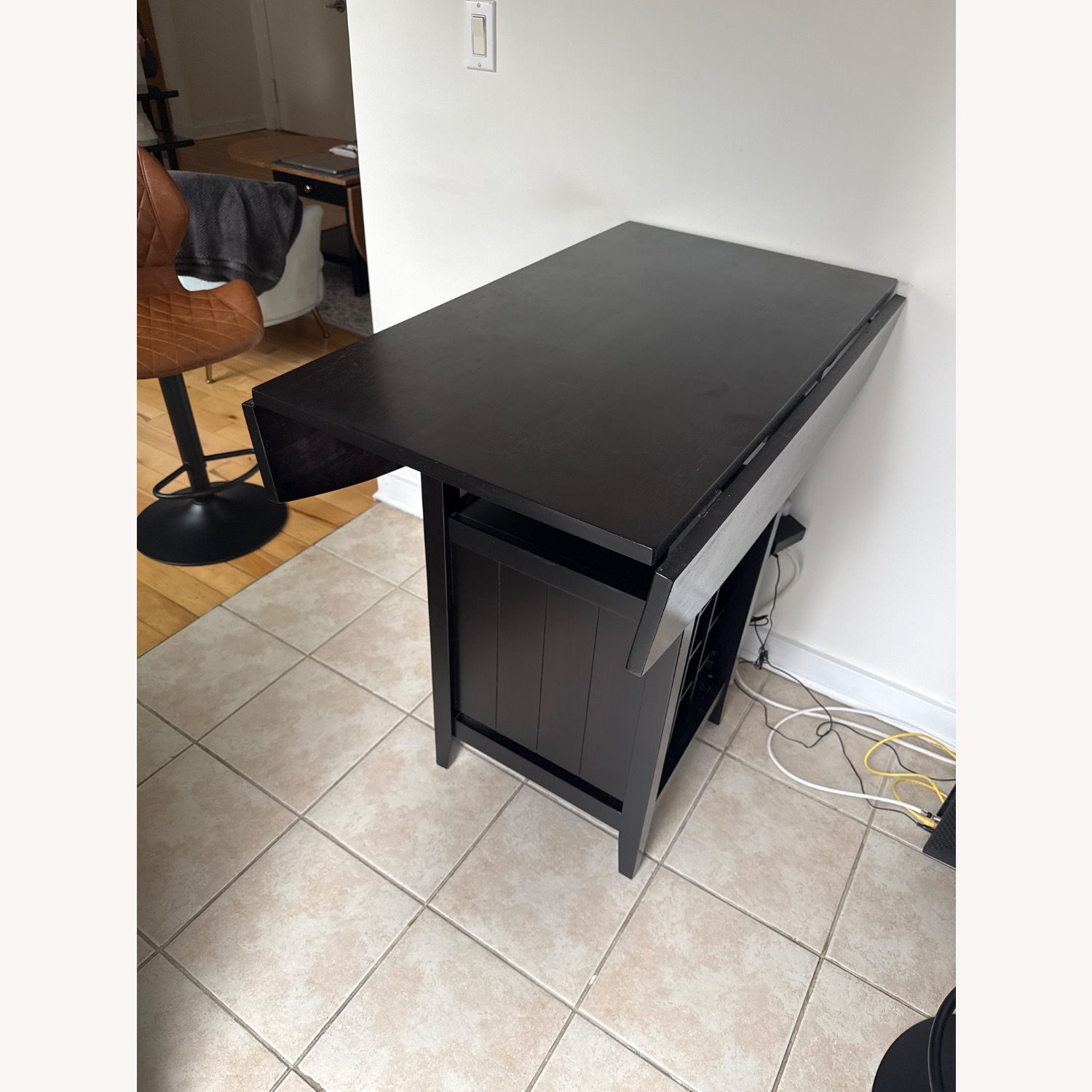 Dark Brown Wood Dining Sets - image-5