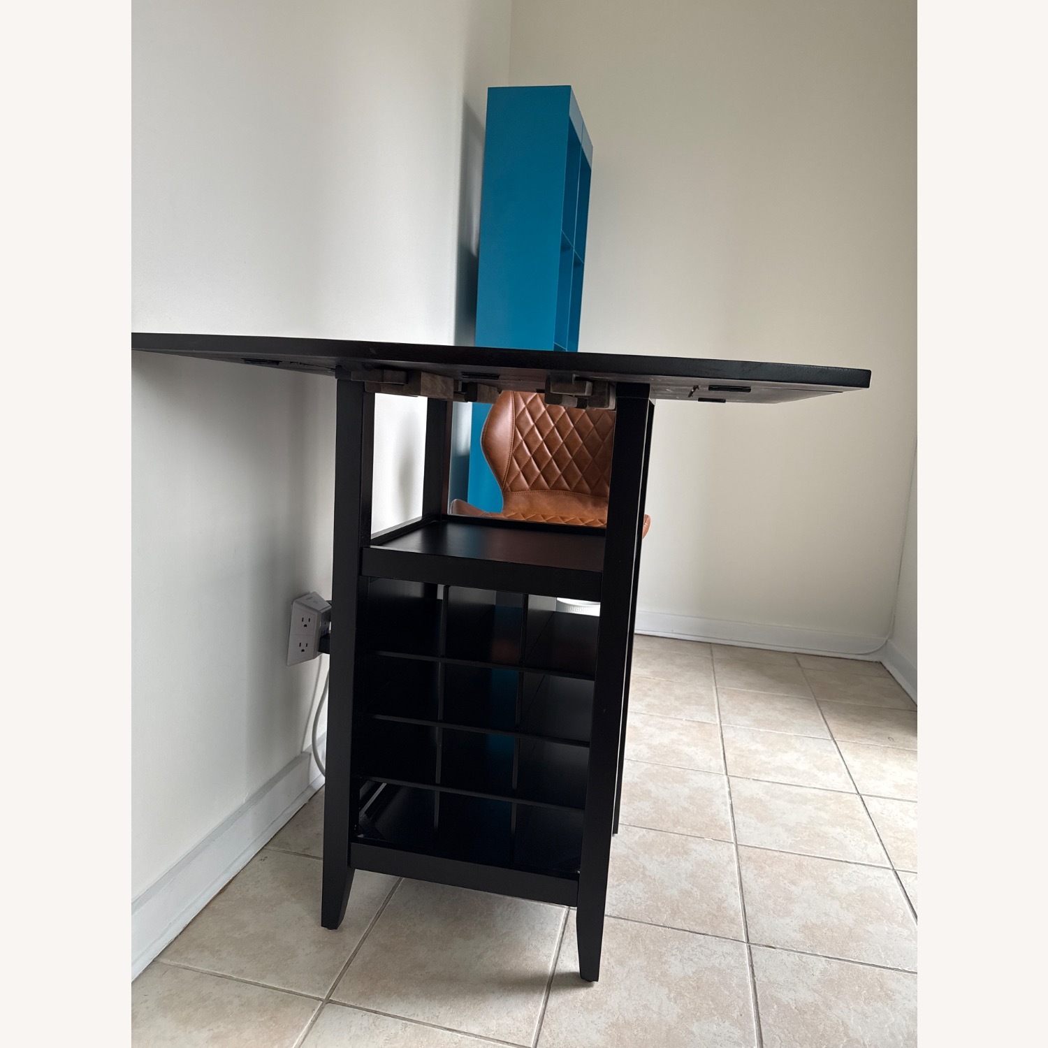 Dark Brown Wood Dining Sets - image-1