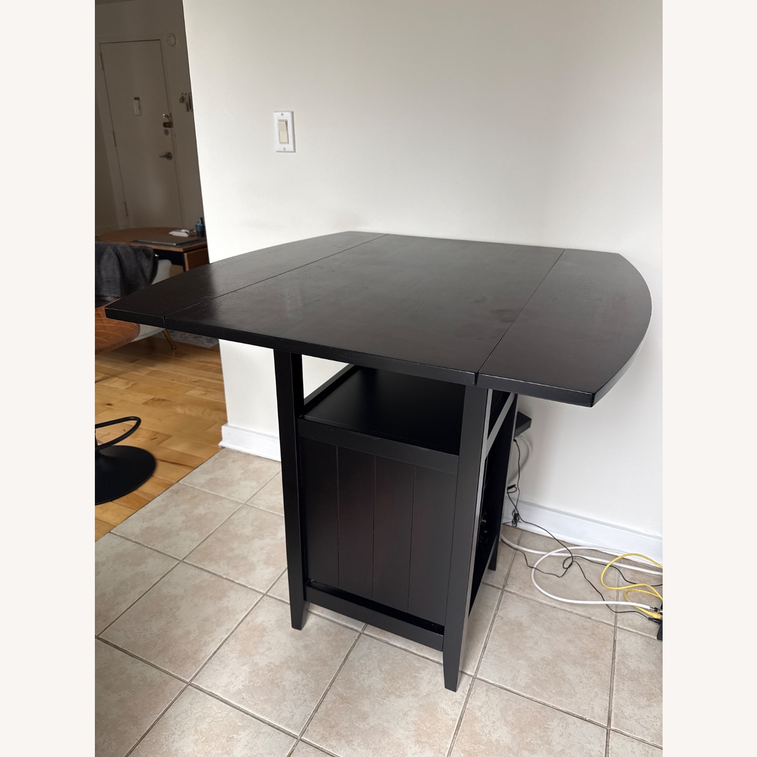 Dark Brown Wood Dining Sets - image-4