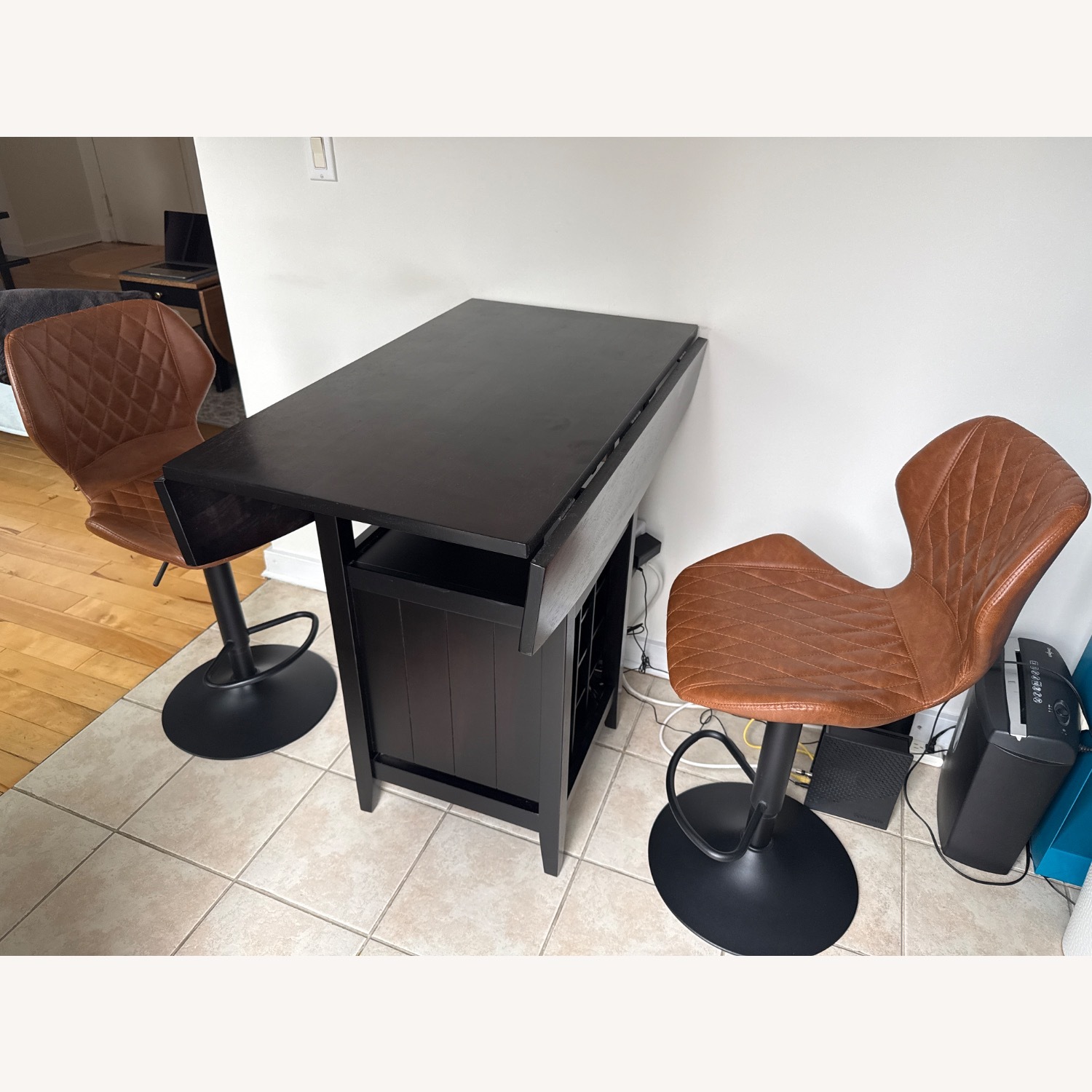 Dark Brown Wood Dining Sets - image-7