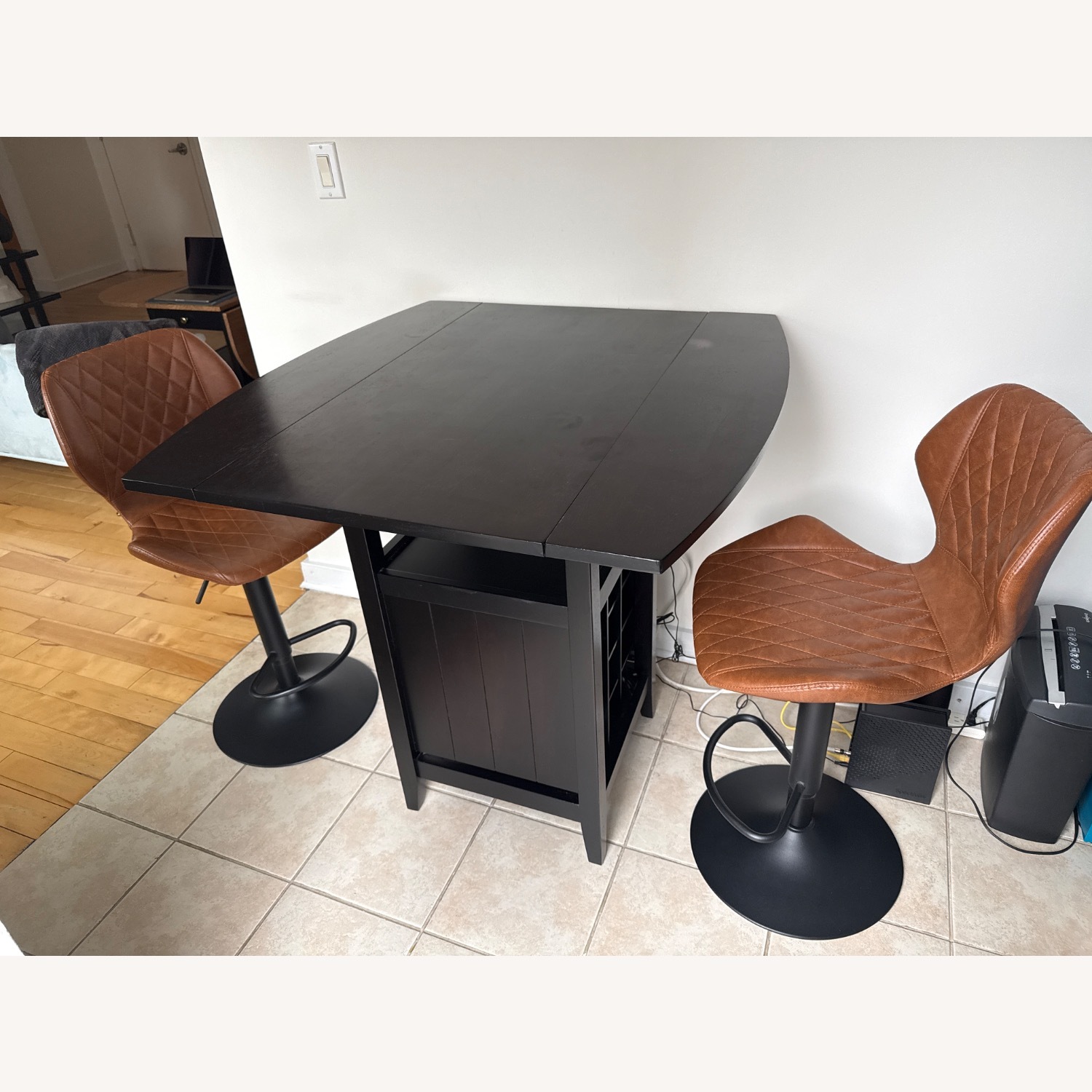 Dark Brown Wood Dining Sets - image-8