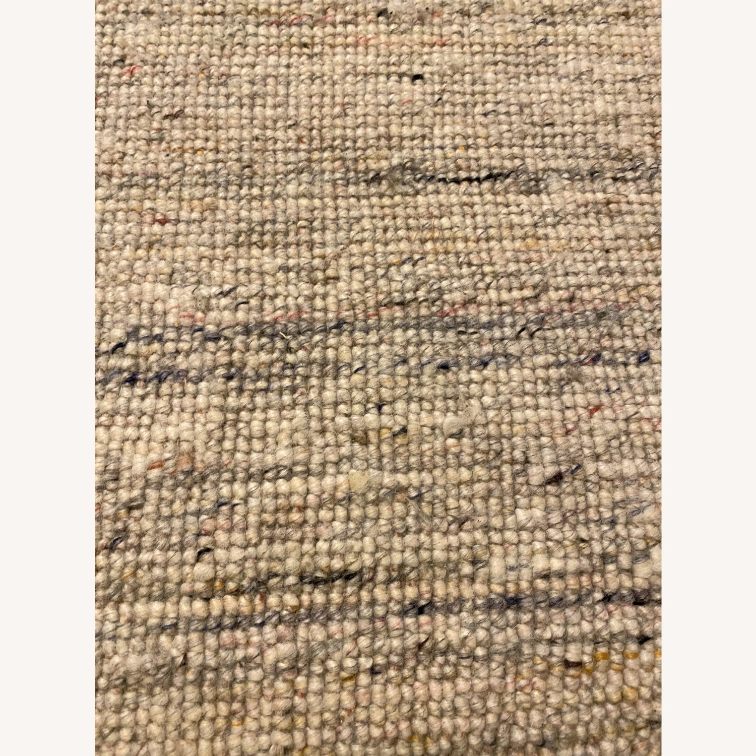 Hay Crayon Rug White Wool Blend Area Rug 6' x 9' - image-5