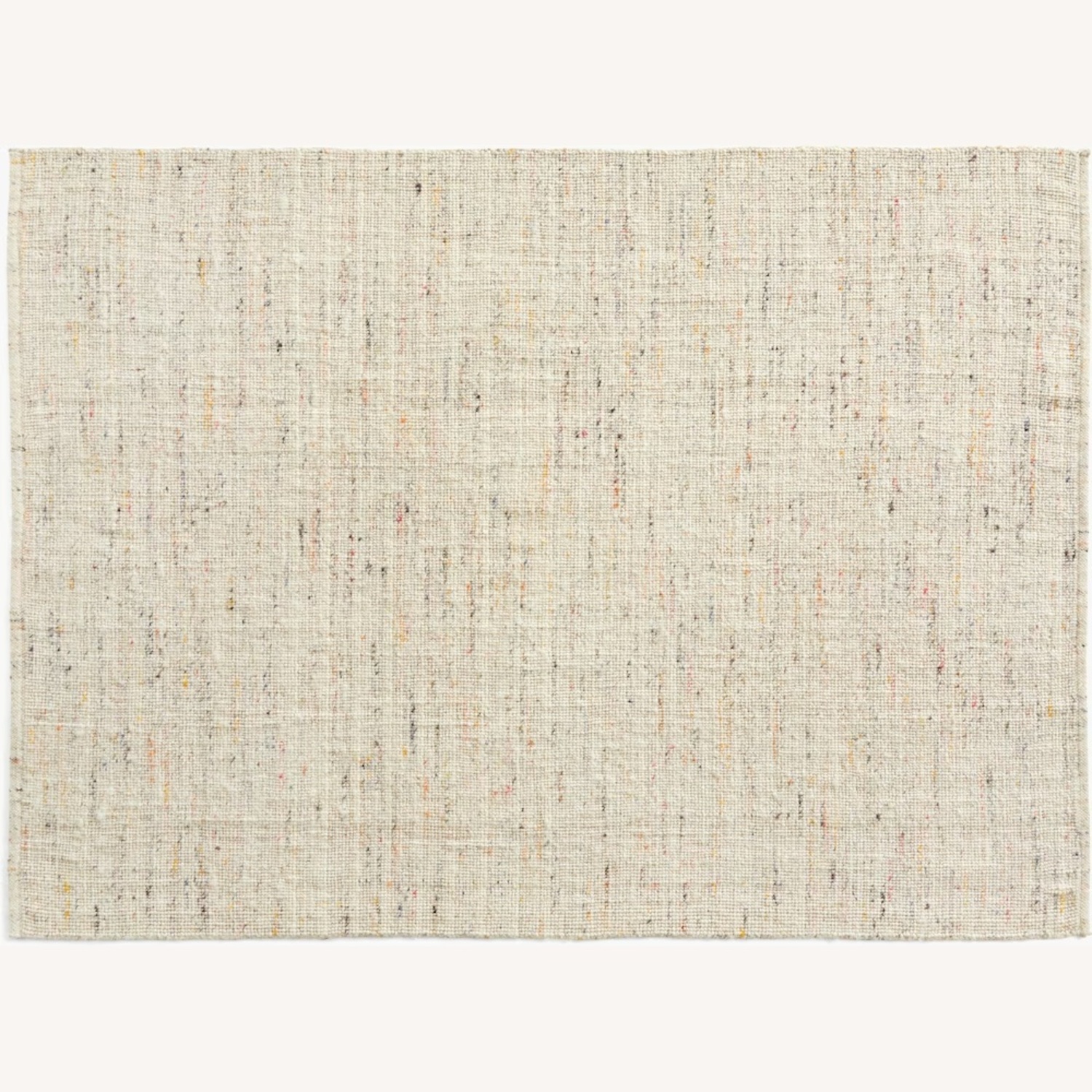 Hay Crayon Rug White Wool Blend Area Rug 6' x 9' - image-7