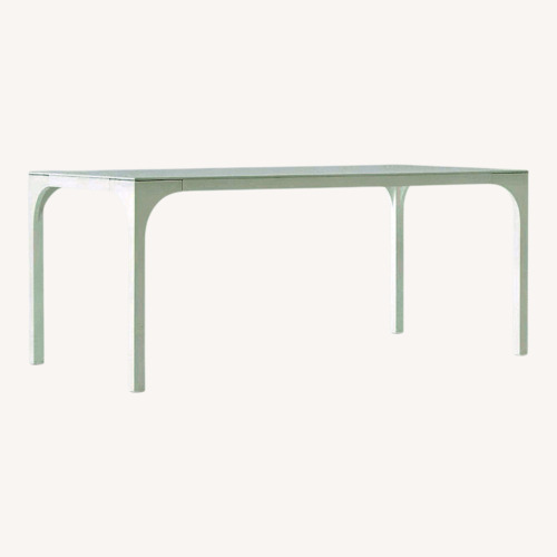 Used CB2 Aqua Virgo 72" Rectangular White Dining Table for sale on AptDeco