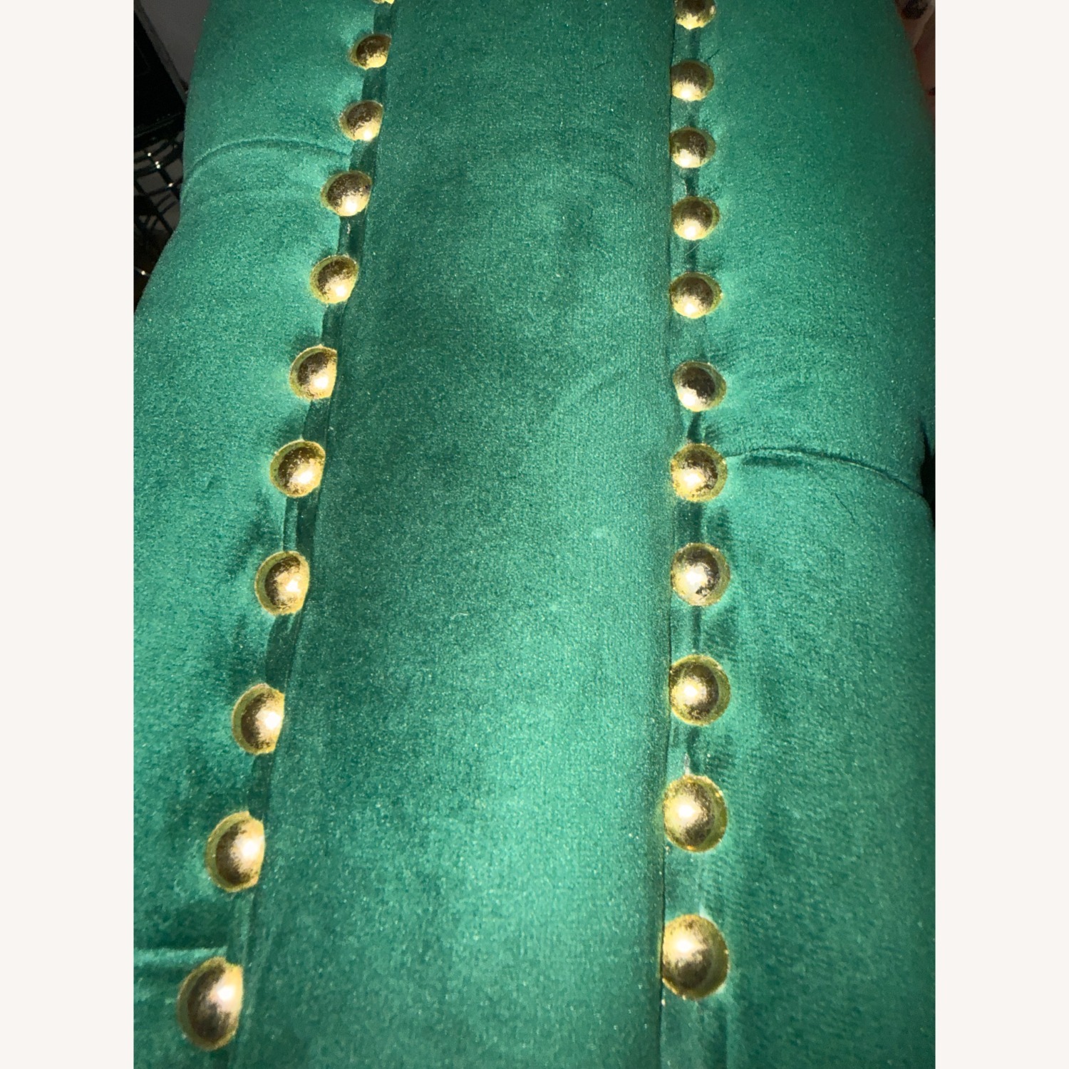Vintage/Antique Green Loveseat - image-5
