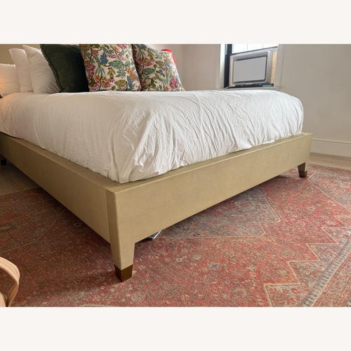 Used Restoration Hardware Graydon Shagreen Panel Bed for sale on AptDeco
