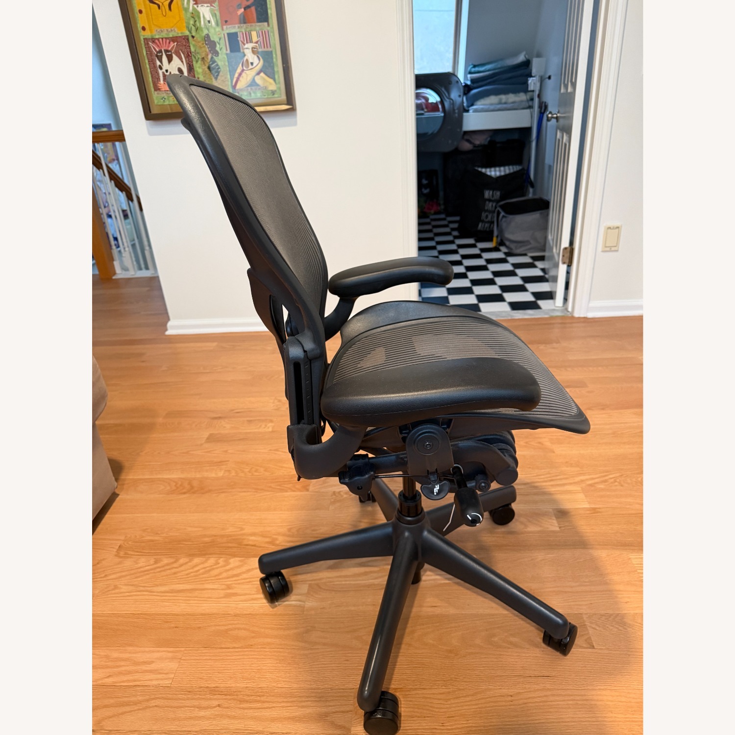 Herman Miller Aeron Chair Black Office Chair - image-3