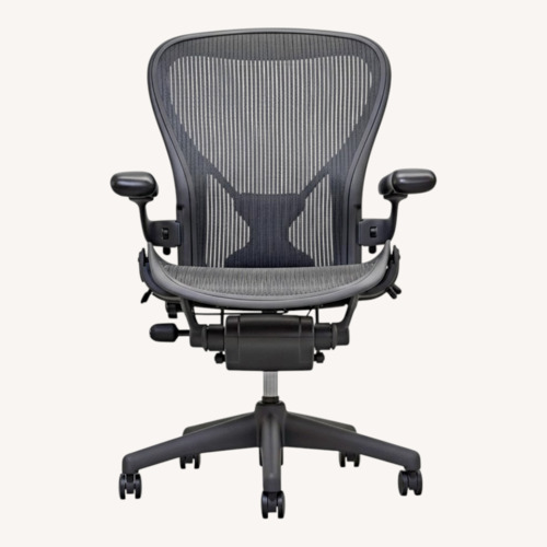 Used Herman Miller Aeron Chair Black Office Chair for sale on AptDeco