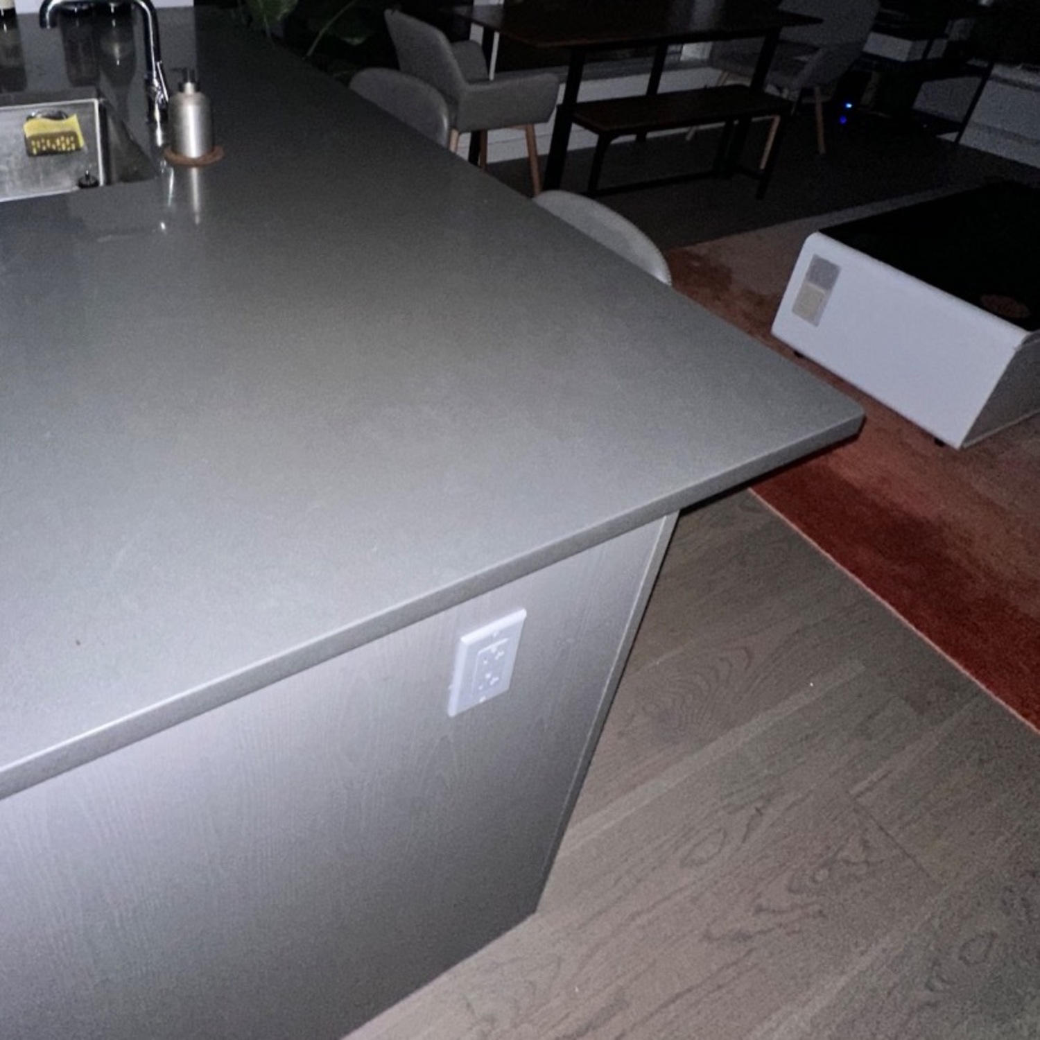 CB2 Primitivo Grey Counter Stools (2) - image-3