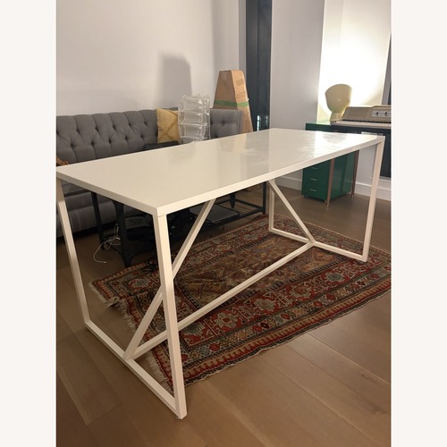 Used IKEA White Dining Table for sale on AptDeco
