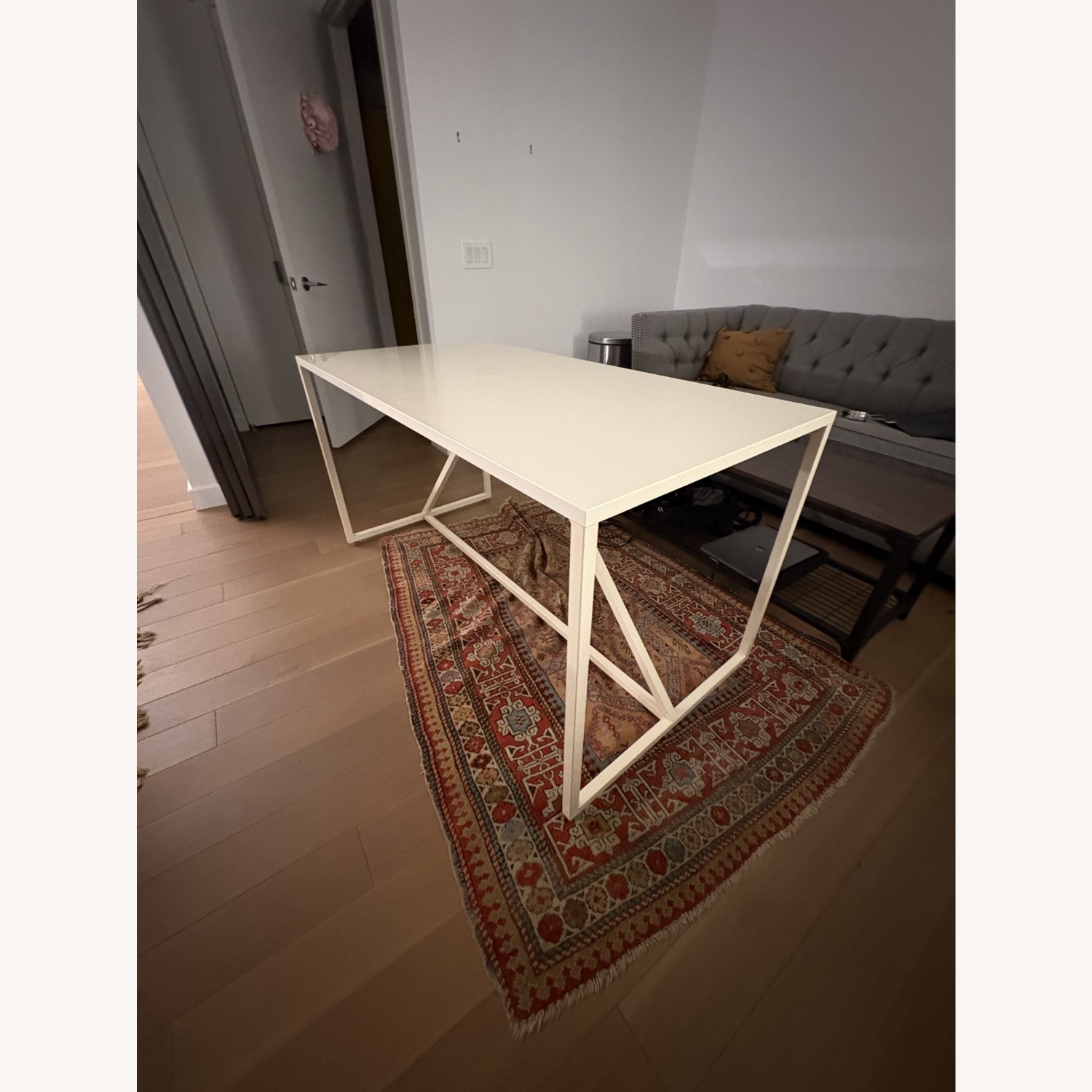 IKEA White Dining Table - image-2