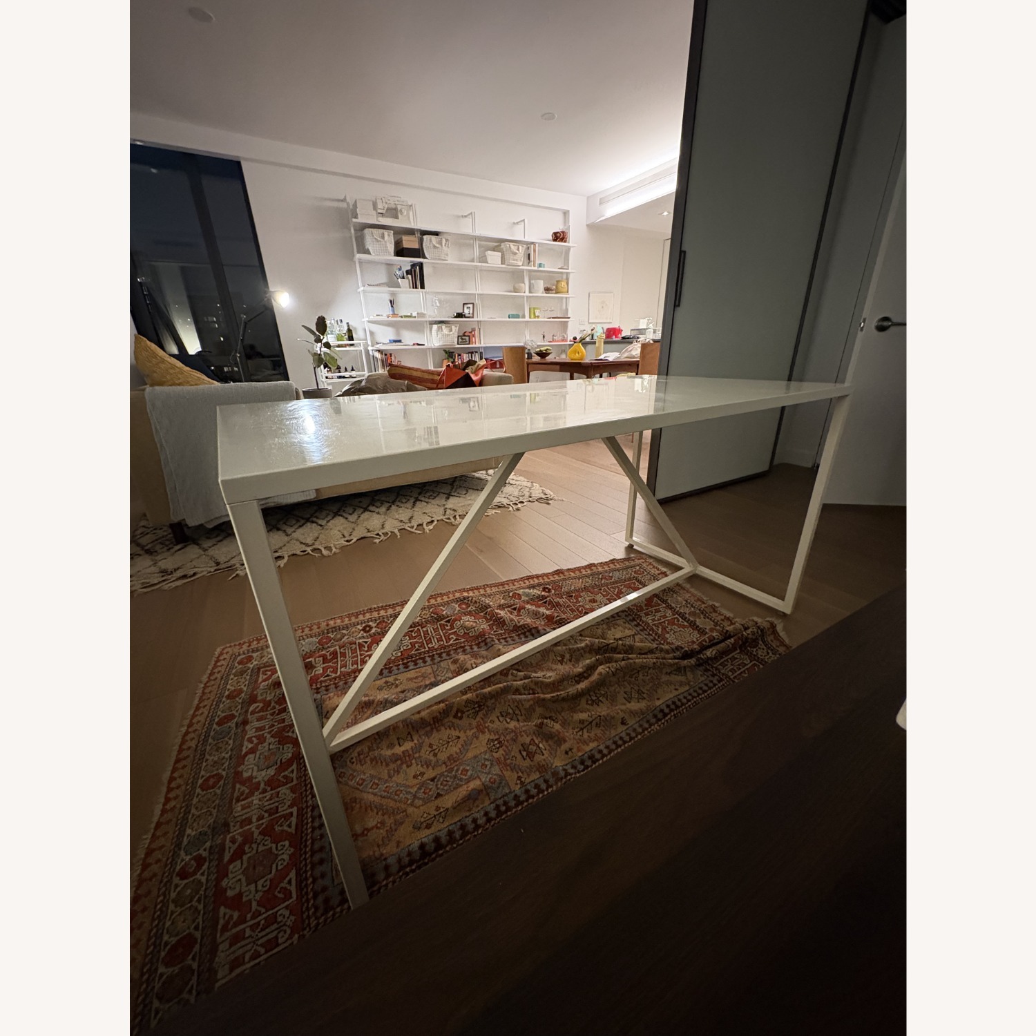 IKEA White Dining Table - image-3