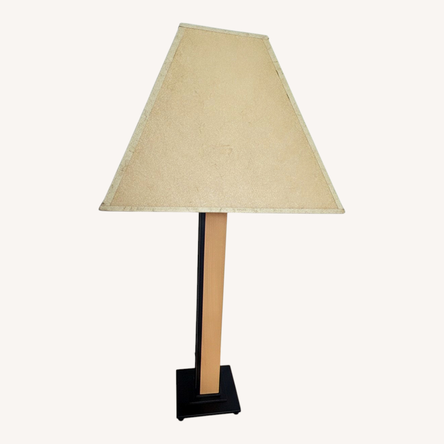 Hubbardton Forge Black and Wood Table Lamps - image-0