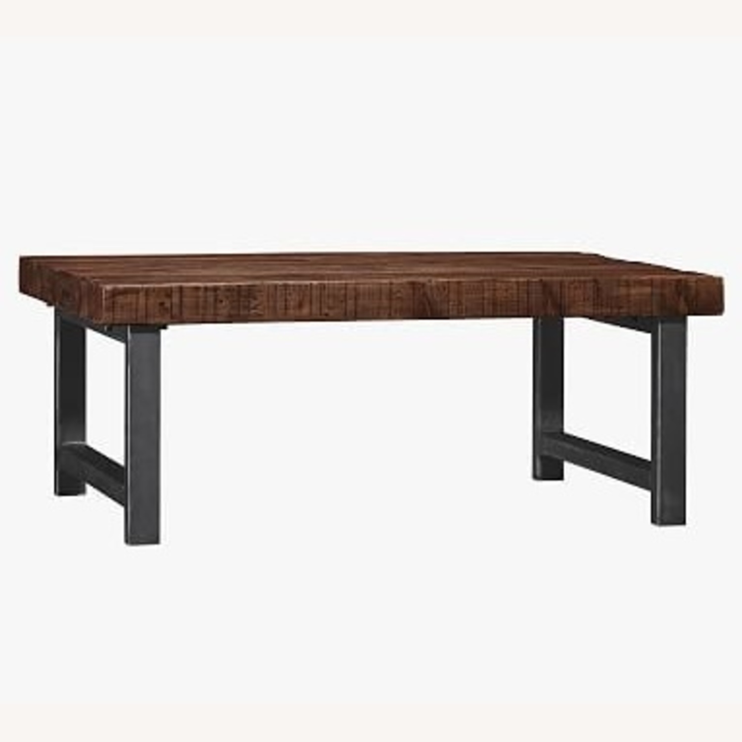 Pottery Barn Griffin Rustic Wood Coffee Table - image-8