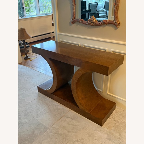 Used Williams Sonoma Light Brown Wood Side Table for sale on AptDeco