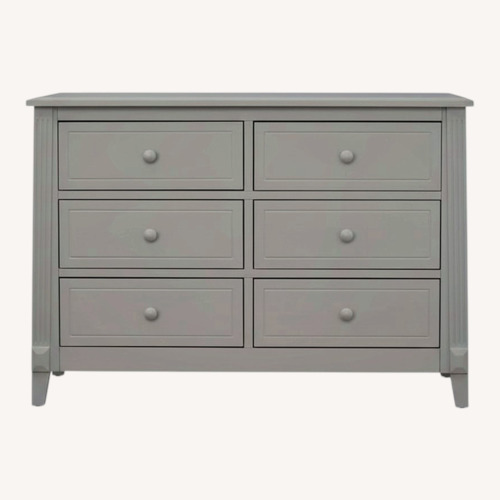 Used Target Light Gray Wood Dresser for sale on AptDeco