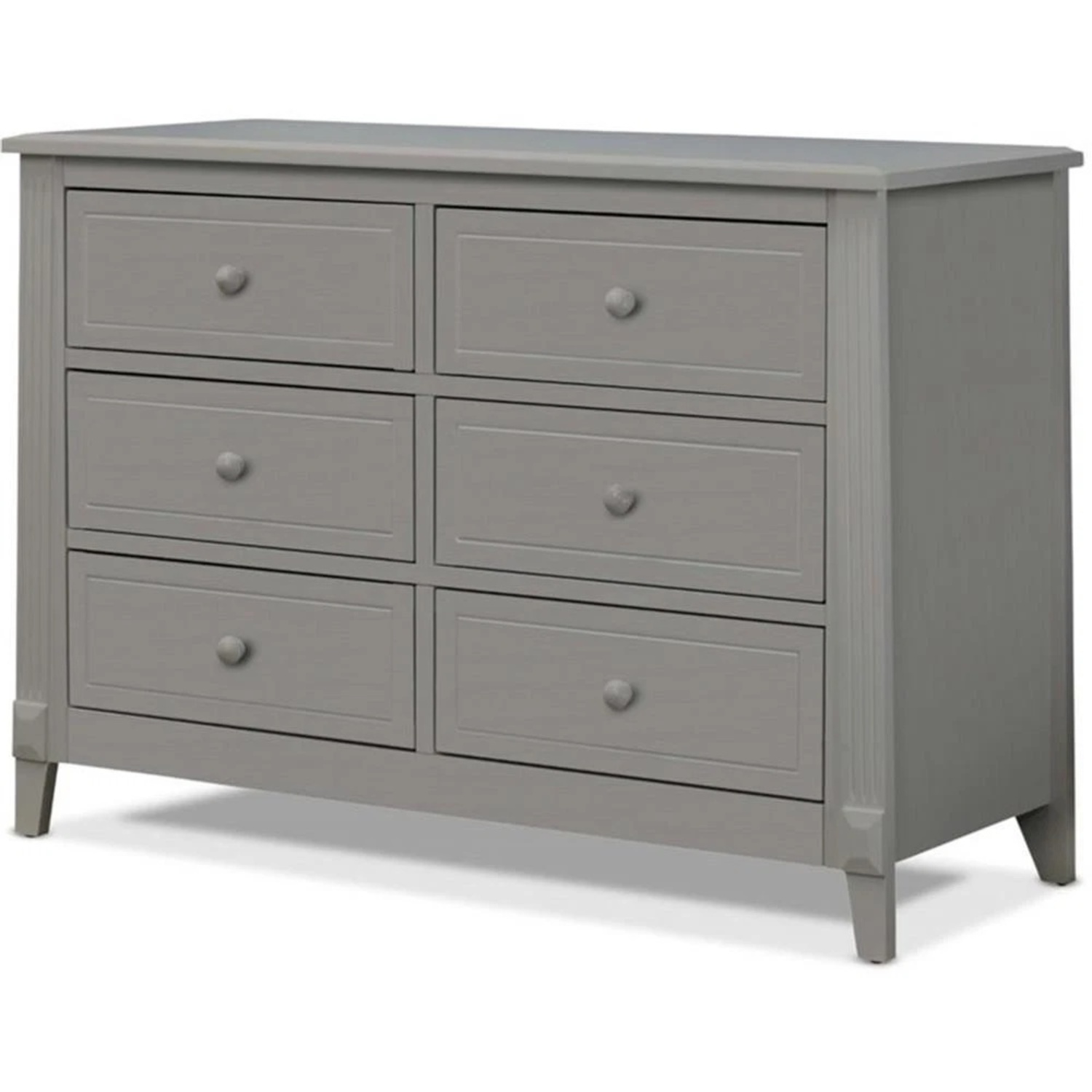 Target Light Gray Wood Dresser - image-4