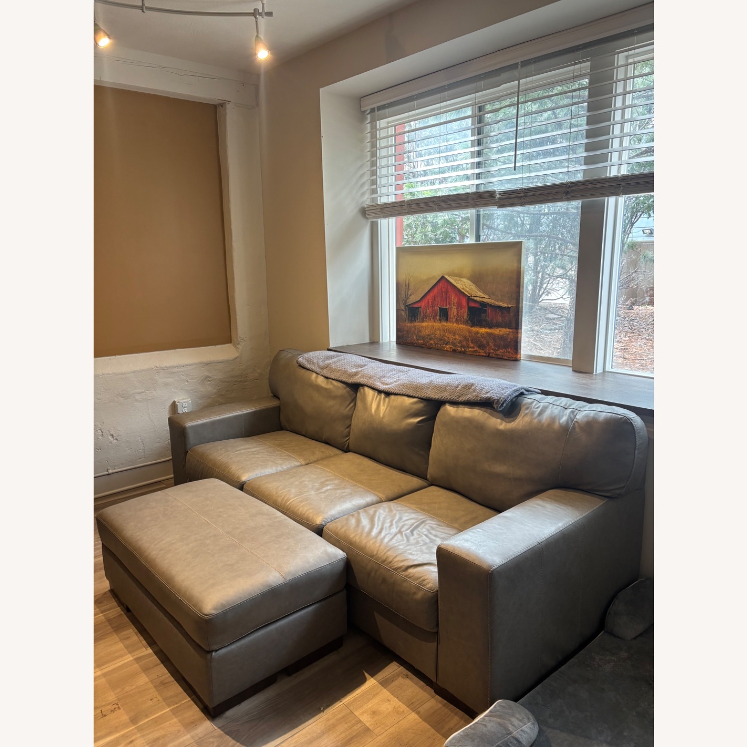 Ashley Furniture Light Gray 3+ Seater Sofa - image-2