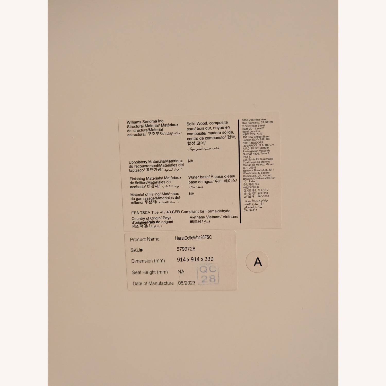 West Elm Hazel Square Coffee Table (36") - image-8