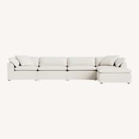Joybird White Bryant Grand Modular Sectional