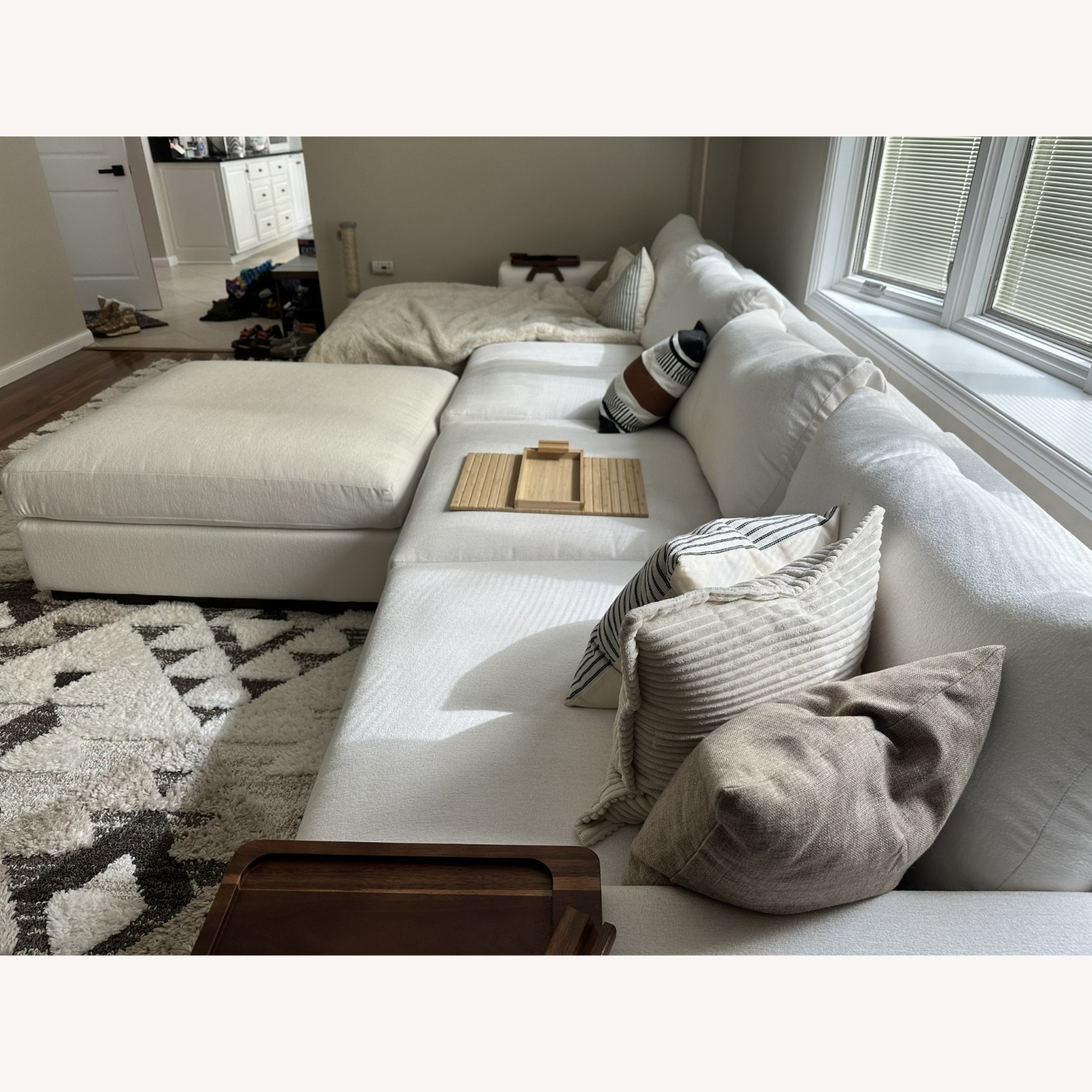 Joybird White Bryant Grand Modular Sectional - image-3
