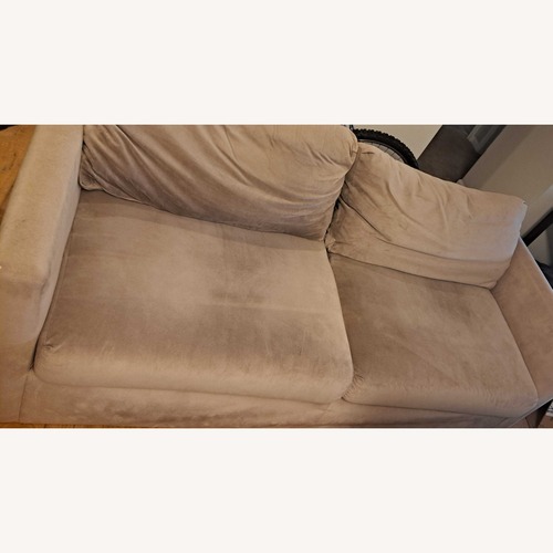 Used Light Gray Fabric 2 Seater Sofa for sale on AptDeco