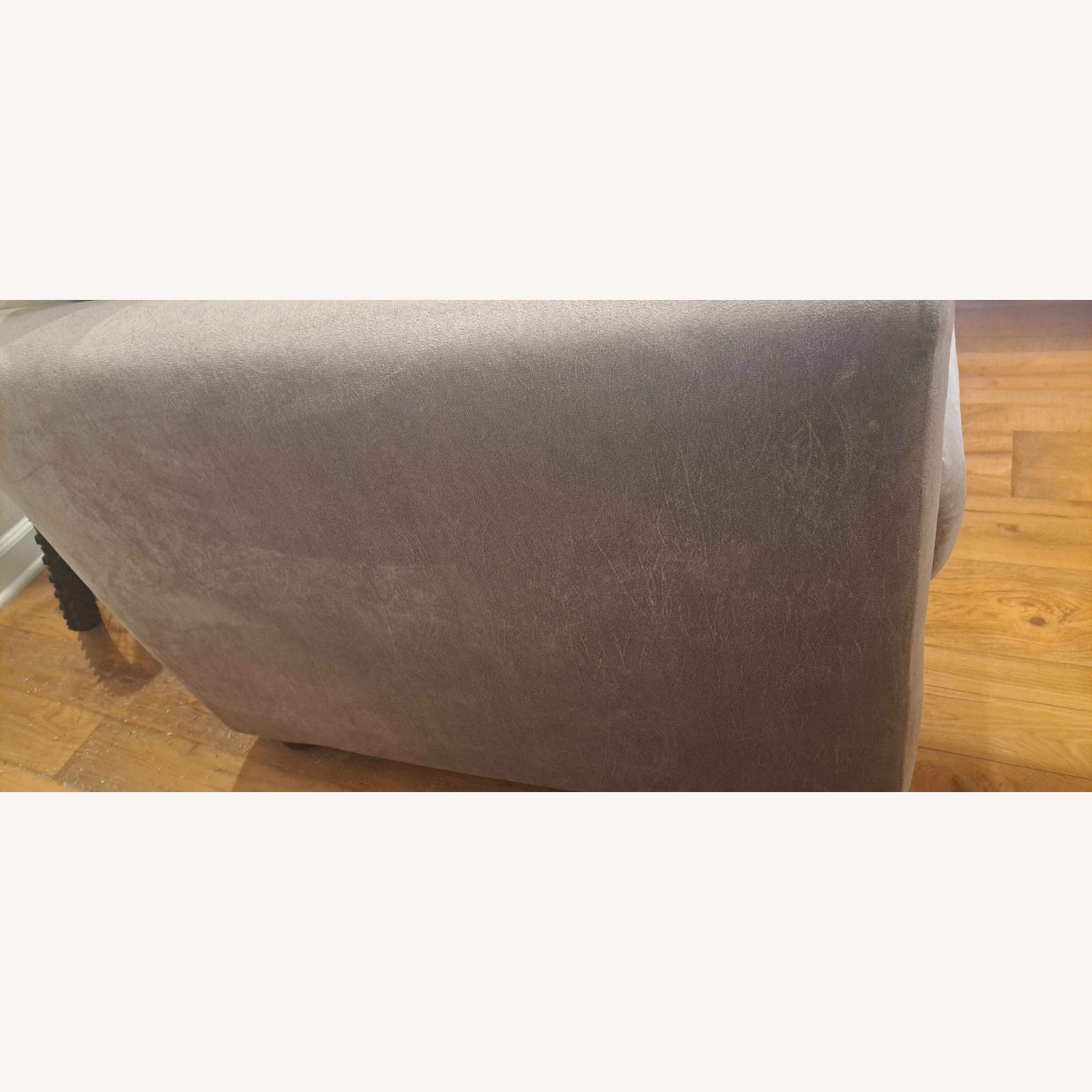 Light Gray Fabric 2 Seater Sofa - image-2